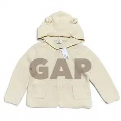 タグ付✨️ babyGAP くま耳 カーディガン アイボリー 18-24m 綿