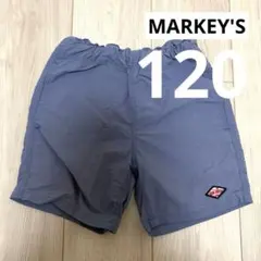 【美品】MARKEY'S ハーフパンツ ブルー 120cm