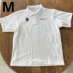 DESCENTE Move Sport ポロシャツ 半袖シャツ 速乾白 ゴルフのサムネイル