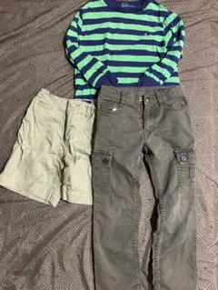 値下げ【SHIPSパンツ110cm ※おまけ：ラルフローレンロングTシャ