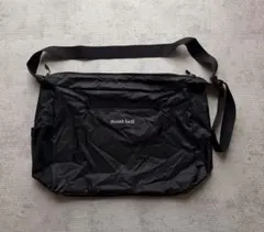【美品】モンベル ポケッタブルライトショルダーバッグLsizeブラック