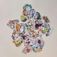 メ*ー様 フレークシール 猫 57枚入 モフサンド