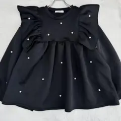 新品　MARRY ME ANGEL SWEAT パールスウェット　ブラック marryme angel sweat｜Yahoo!フリマ（旧PayPayフリマ）