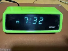 CITIZEN パタパタ時計 レトロ 置時計 イエロー - メルカリ