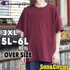 チャンピオン Tシャツ オーバーサイズ 大きいサイズ 5L〜6L相当 綿100%
