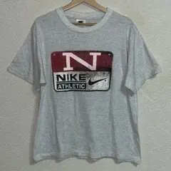 90s USA製 NIKE ナイキ アスレチックス Tシャツ M 白タグ