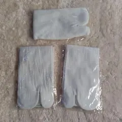 ホワイト ソックス 足袋 3足セット