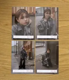 武元唯衣 櫻坂46 愛し合いなさい MV黒衣装 生写真 コンプ