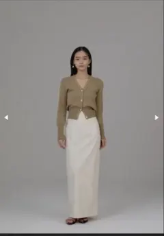 【louren】ハイウェストペンシルスカート