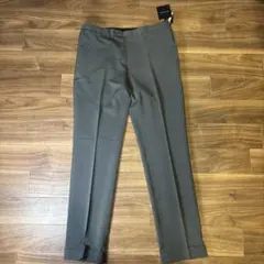 SUIT SELECT グレー スラックス ウエストボタン付き