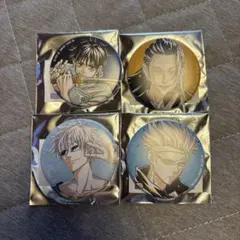呪術廻戦 マット缶バッジ 4個セット