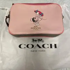 COACH ピンク ショルダーバッグ ミッキー