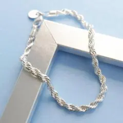 ブレスレット チェーンブレスレット シルバー 銀 煌めき デッドストック