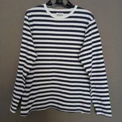 BORDER RUN ストライプ 長袖Tシャツ Mサイズ