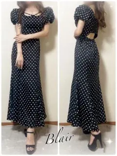 即日発送！RESEXXY バブルスリーブマーメイドワンピース ブラック