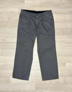 2000s イタリア軍　ドレスパンツ　後染め　ミリタリー　スラックス
