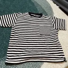 UNIQLO ストライプ柄 半袖Tシャツ XL