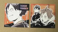 【即購入可】ハイキュー スクエアステッカー 日向 影山 山口 烏野