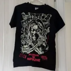 マキシマムザホルモンTシャツ 【L】和彫ホルモン三人衆と白骨上原T