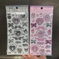 マイメロディ クロミ マイメロ ビジューシール バンダイ 立体シール