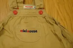 mikiHOUSE ベージュオーバーオール S
