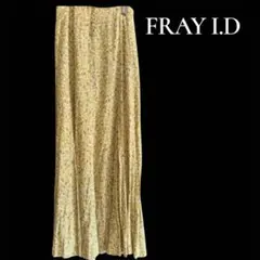 美品♡FRAY I.D 花柄フレアスカート オリーブグリーン　サイズ1