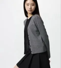 UNIQLO ユニクロ ウォッシャブルニットリブカーディガン