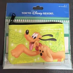 東京ディズニーリゾート　パークチケット柄　ポーチ