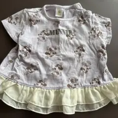 ミニーキャラクター フリルＴシャツ 95cm以下
