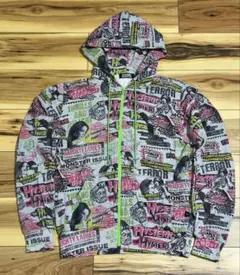 希少 ヒステリックグラマー セットアップ ジップパーカー＆パンツ マルチカラー