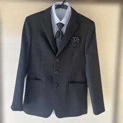 ★美品★ 男の子 フォーマルスーツ5点セット　160cm ブラック