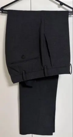 ⬛️79×76UNIQLO ユニクロ感動パンツ ダークグレーグレー 試着+洗濯