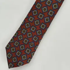GUCCI ネクタイ 総柄 ワイン系