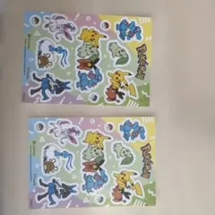 ポケモン ステッカーシート 2枚セット