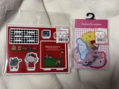 ハローキティ50周年 アクリルスタンド 、サンリオアクリルキーホルダーセット