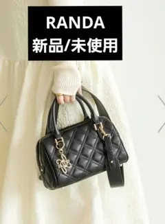 RANDA キルティング2WAYボストンバッグ （BLACK）のサムネイル