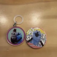 パペットスンスン　めじるしアクセサリー　缶バッジ　ゾンゾン　スンスン　ガチャ