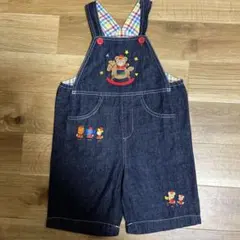 MIKI HOUSE オーバーオール LL 100-110cm