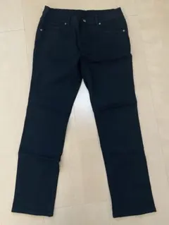 COMME CA ISM（コムサイズム）ブラック ストレッチパンツ