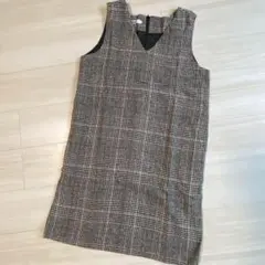 ❤️早い者勝ち❤️ジャンパースカート カジュアル フォーマル グレンチェック L