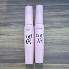 ETUDE カールフィックスマスカラ 2本セット ブラック&グレーブラウンのサムネイル
