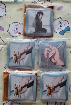 鬼滅の刃　柱展　マニアック缶バッジ　時透無一郎　5点セット