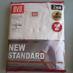 B.V.D. クルーネックTシャツ Lサイズ 2枚組