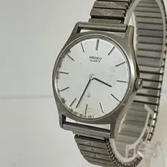 セイコー SEIKO ヴィンテージ スクエア シルバー文字盤 稼働 メンズ