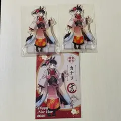 鬼滅の刃 干支 2026 午年 アクリルスタンド 栗花落カナヲ2点 ポスカ付き