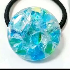 【かなママ様】1815.琉球ガラス　プルメリア　じゃれ猫　レジン　キーホルダー かなママ様】1815.琉球ガラス プルメリア じゃれ猫 レジン