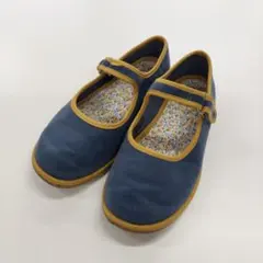 ZARA　フラワー柄プリント　フラットシューズ