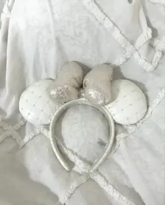 ミニーキルティングカチューシャ ホワイト