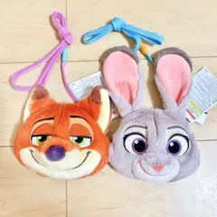 【新品/未使用】TDR ディズニー ズートピア ショルダーバッグ コインケース