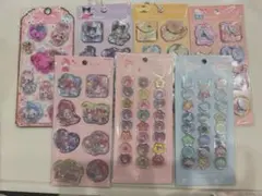 サンリオ　ウォーターシール　おはじきシール まとめ売り
